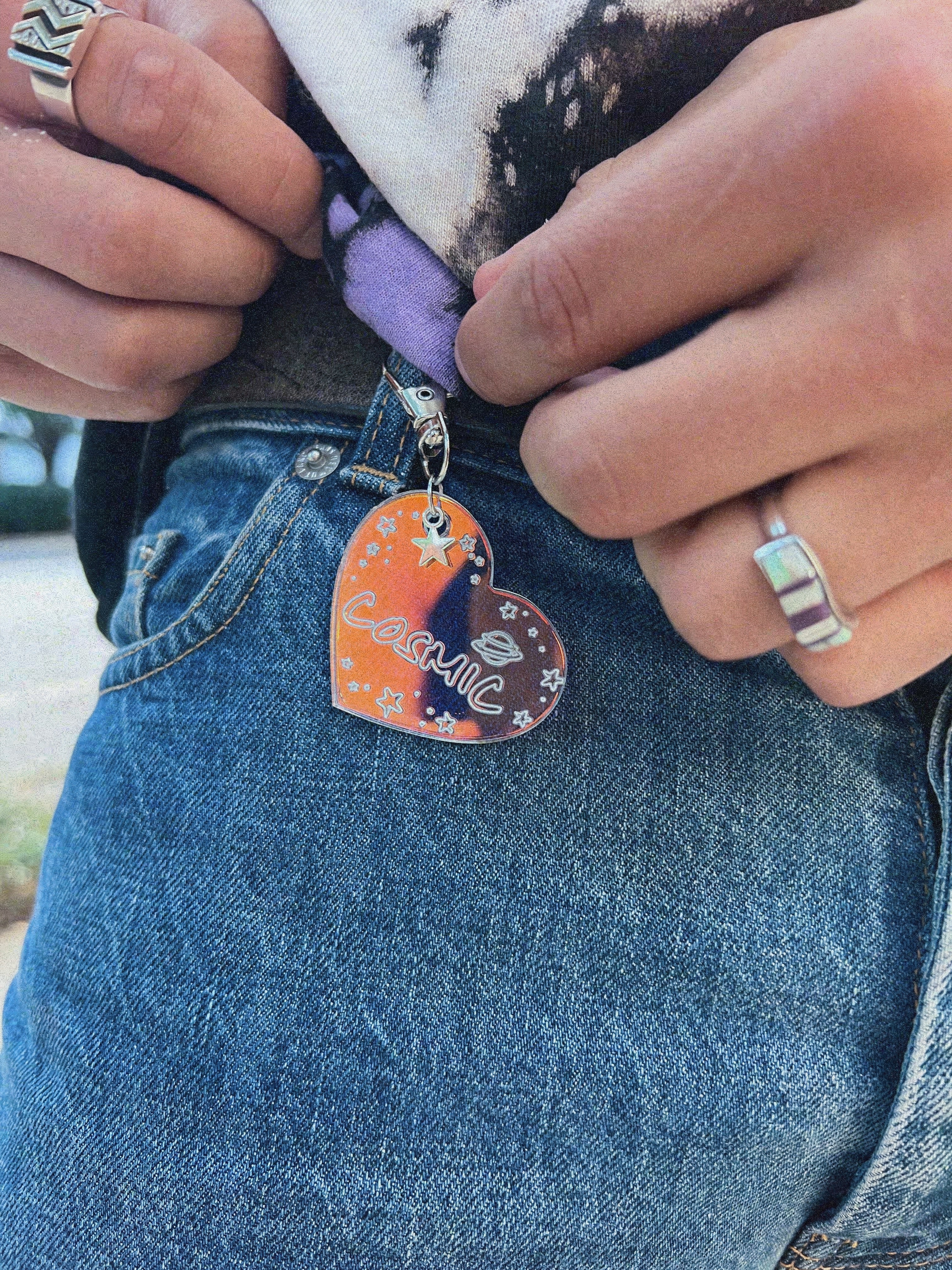 STAY COSMIC BAG CHARM