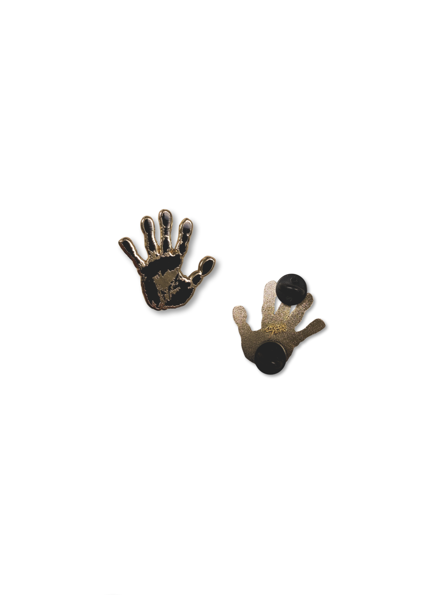 HANDPRINT GLOW IN THE DARK PIN