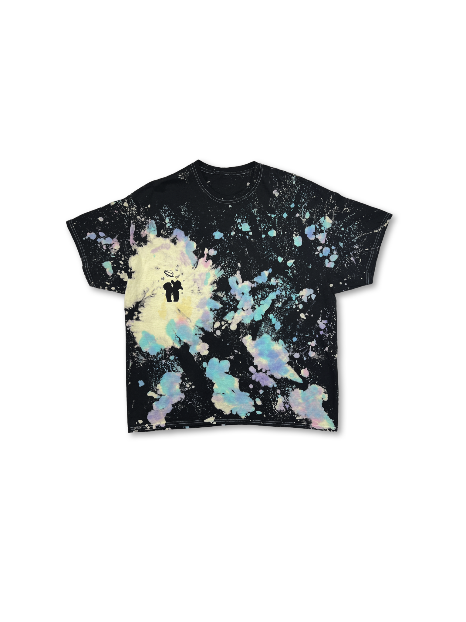 COSMIC LOVERS TIE DYE GALAXY TEE