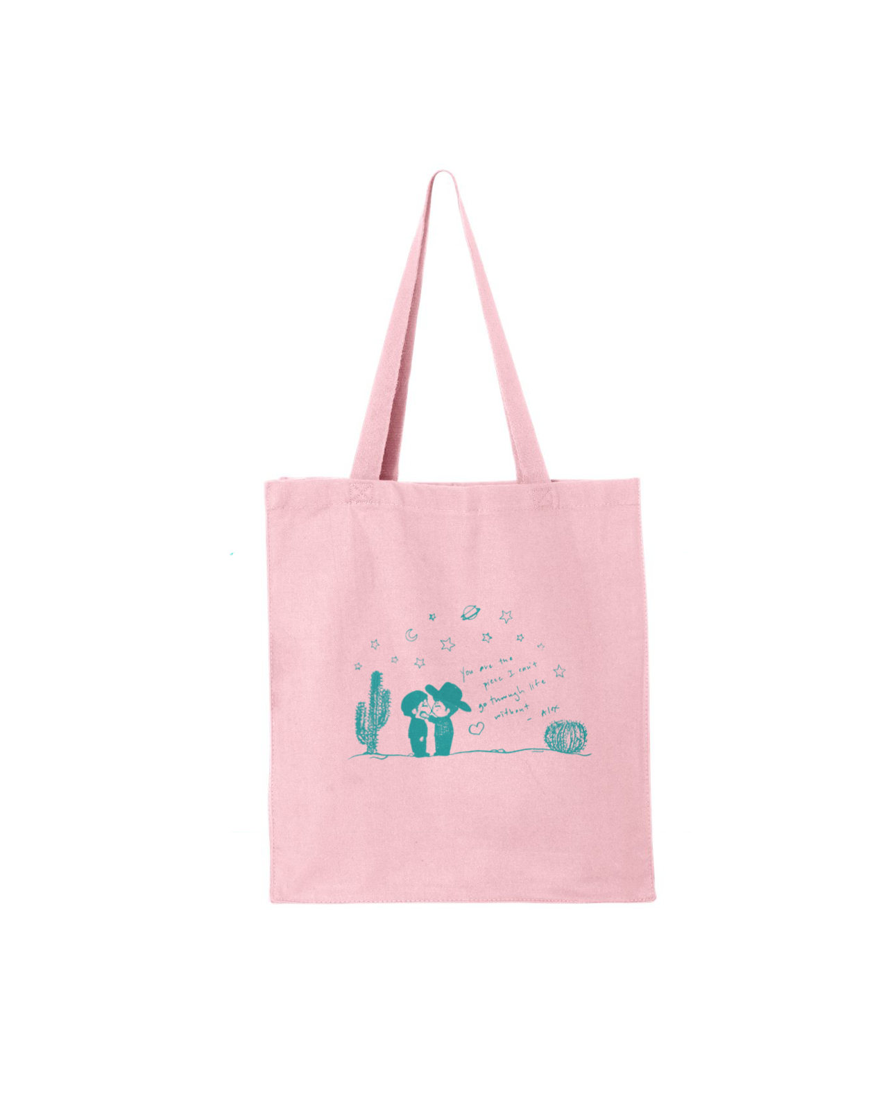CACTI CAPER TOTE LIGHT PINK