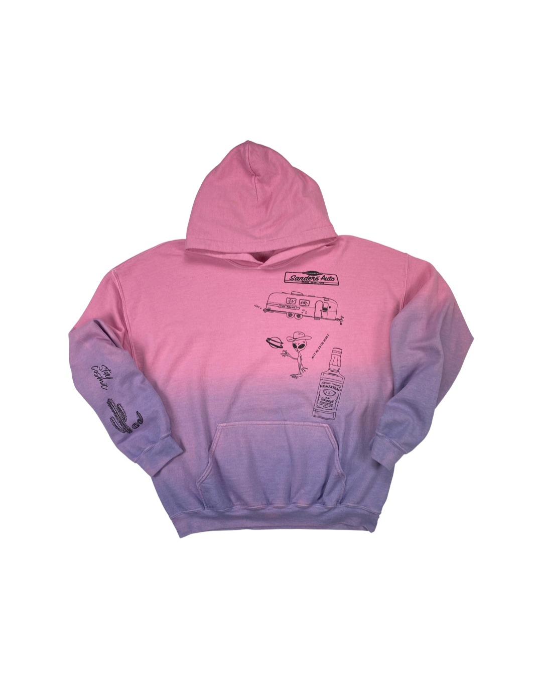 TATTOO HOODED SWEATSHIRT SUNSET