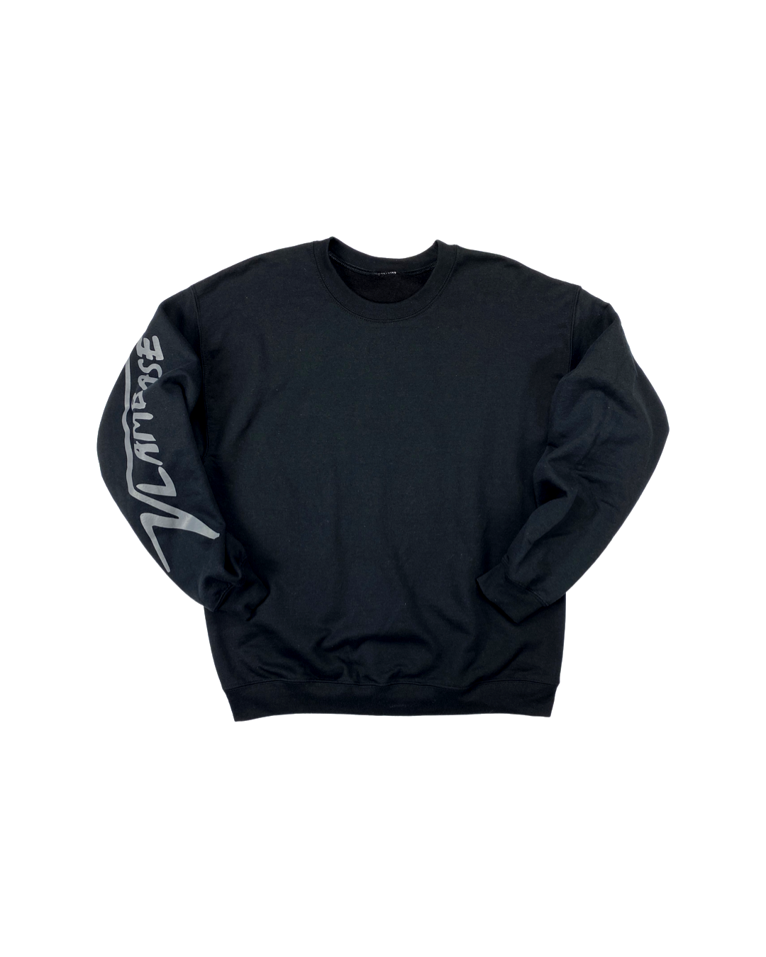 VLAMBASE V2 SIGNATURE CREW NECK SWEATSHIRT BLACK