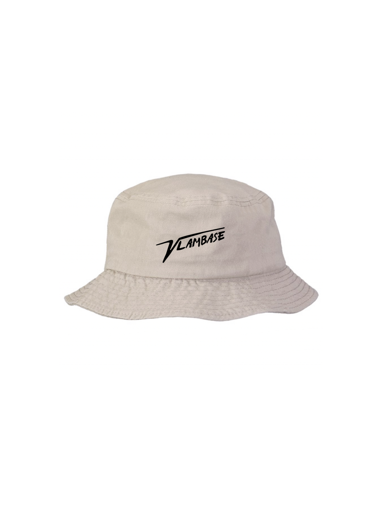 VLAMBASE LOGO BUCKET HAT SAND