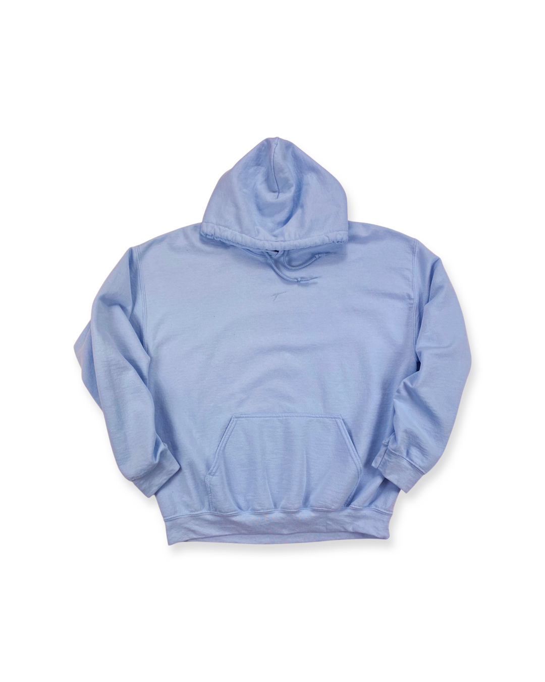 PIECES WANT TO BE TOGETHER HOODIE LIGHT BLUE