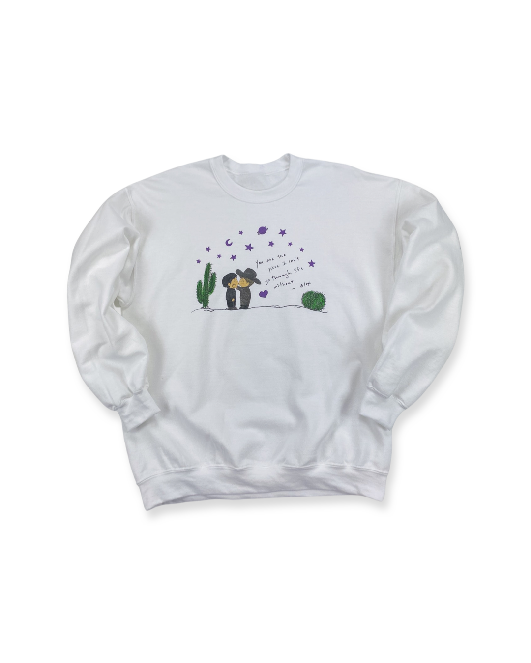 CACTI CAPER CREWNECK WHITE