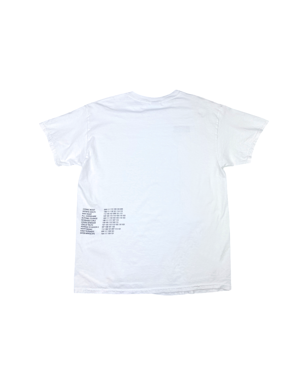 CHEAT CODE SS TEE WHITE