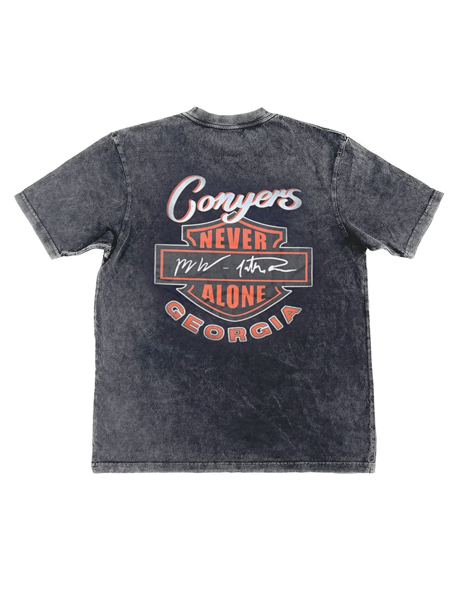 NEVER ALONE IN CONYERS SS TEE