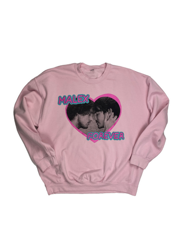 MALEX FOREVER PINK CREWNECK SWEATSHIRT