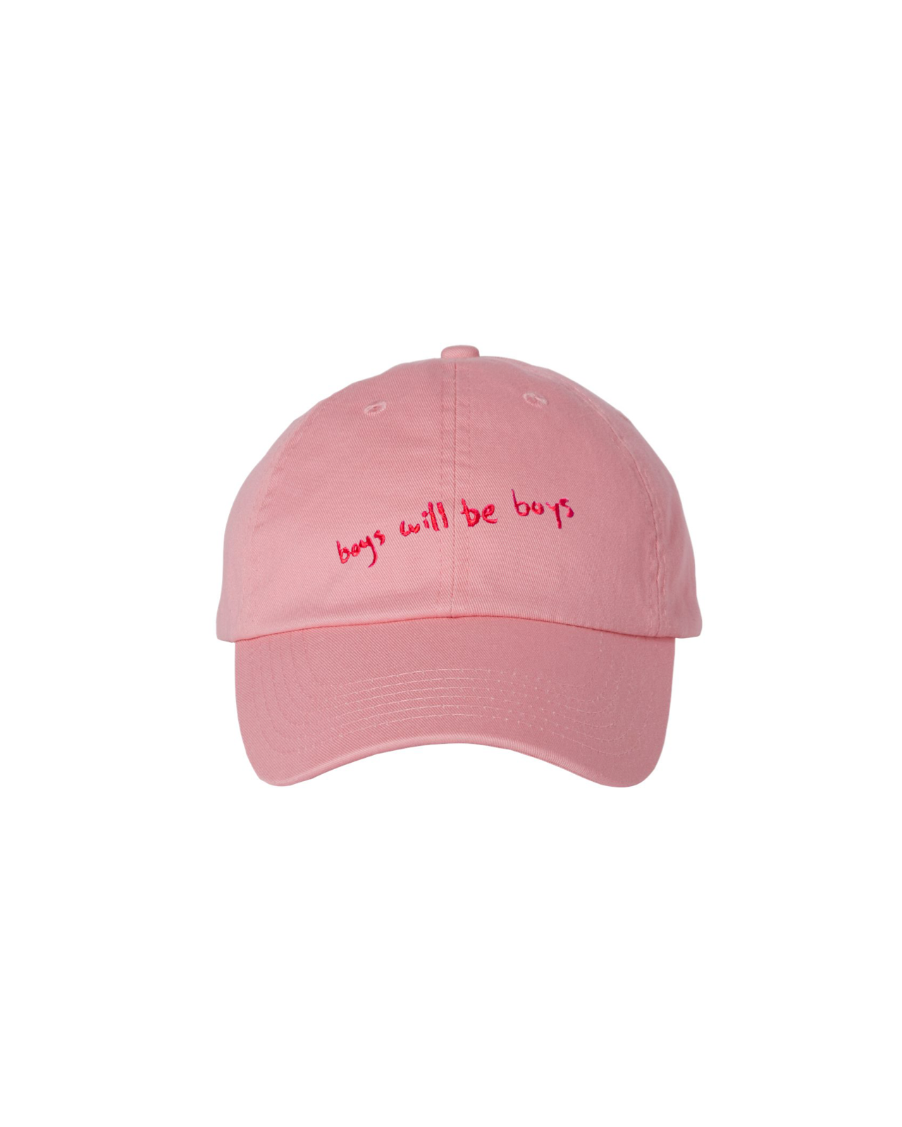 BOYS WILL BE BOYS DAD HAT PINK