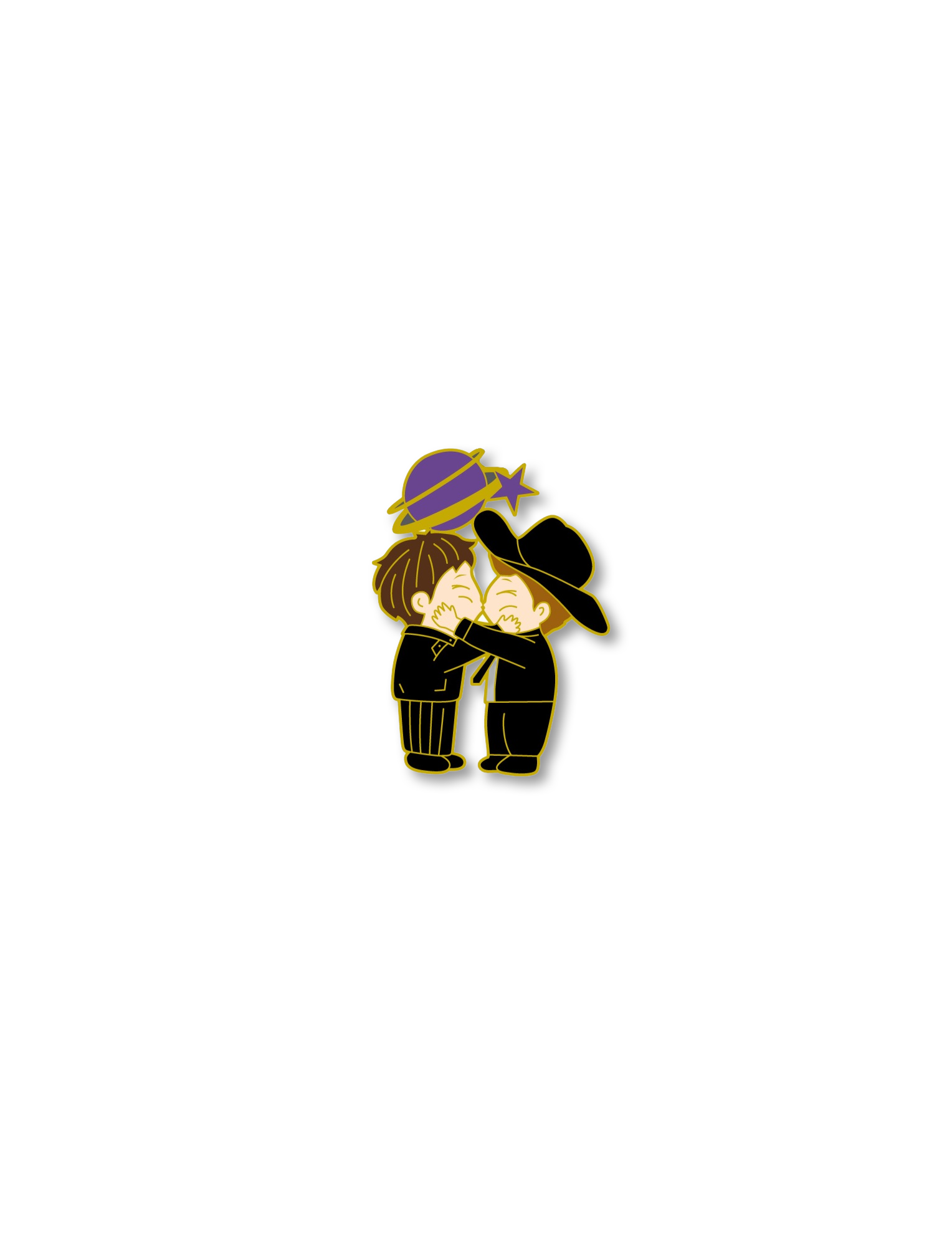 UNDER THE STARS HUSBANDS PIN