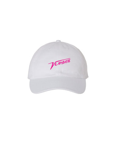 VLAMBASE LOGO HAT WHITE