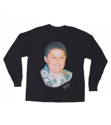 HAPPY BOY LONG SLEEVE BLACK TEE BLACK