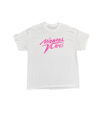 DIGITAL POP UP SIGNATURE TEE WHITE